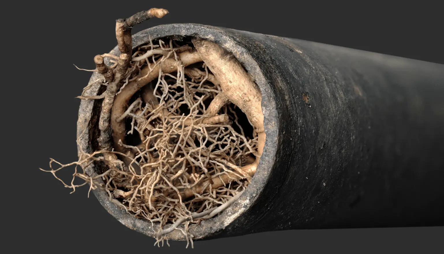 pipe root intrusion a raptor cutters dream