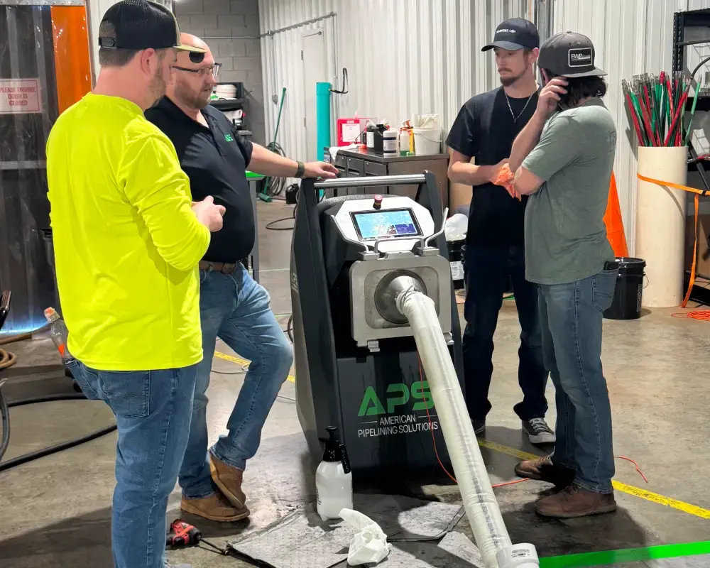Sewerbot compact operation with minimal crew