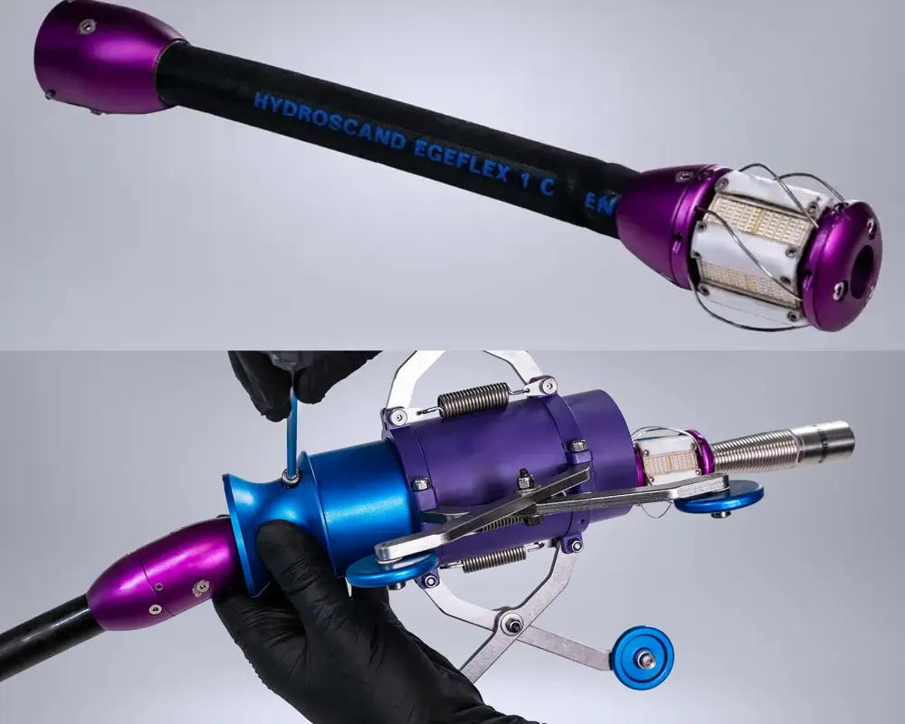 UV XAIR curing larger diameter pipe