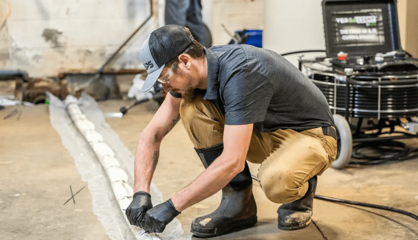 Versa-Light being used for commercial repairs