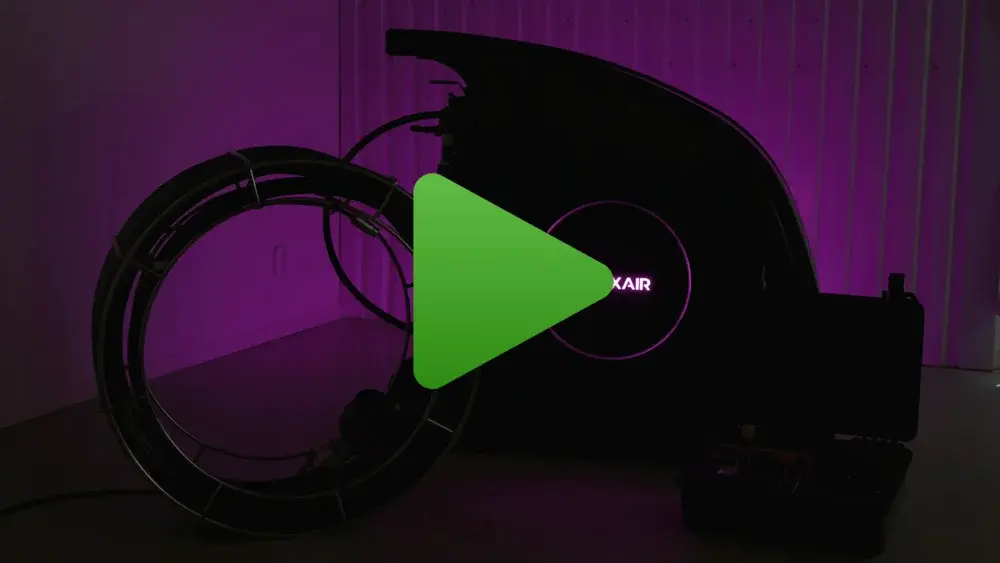 UV XAIR UV curing system being demonstrated by American Pipelining Solutions