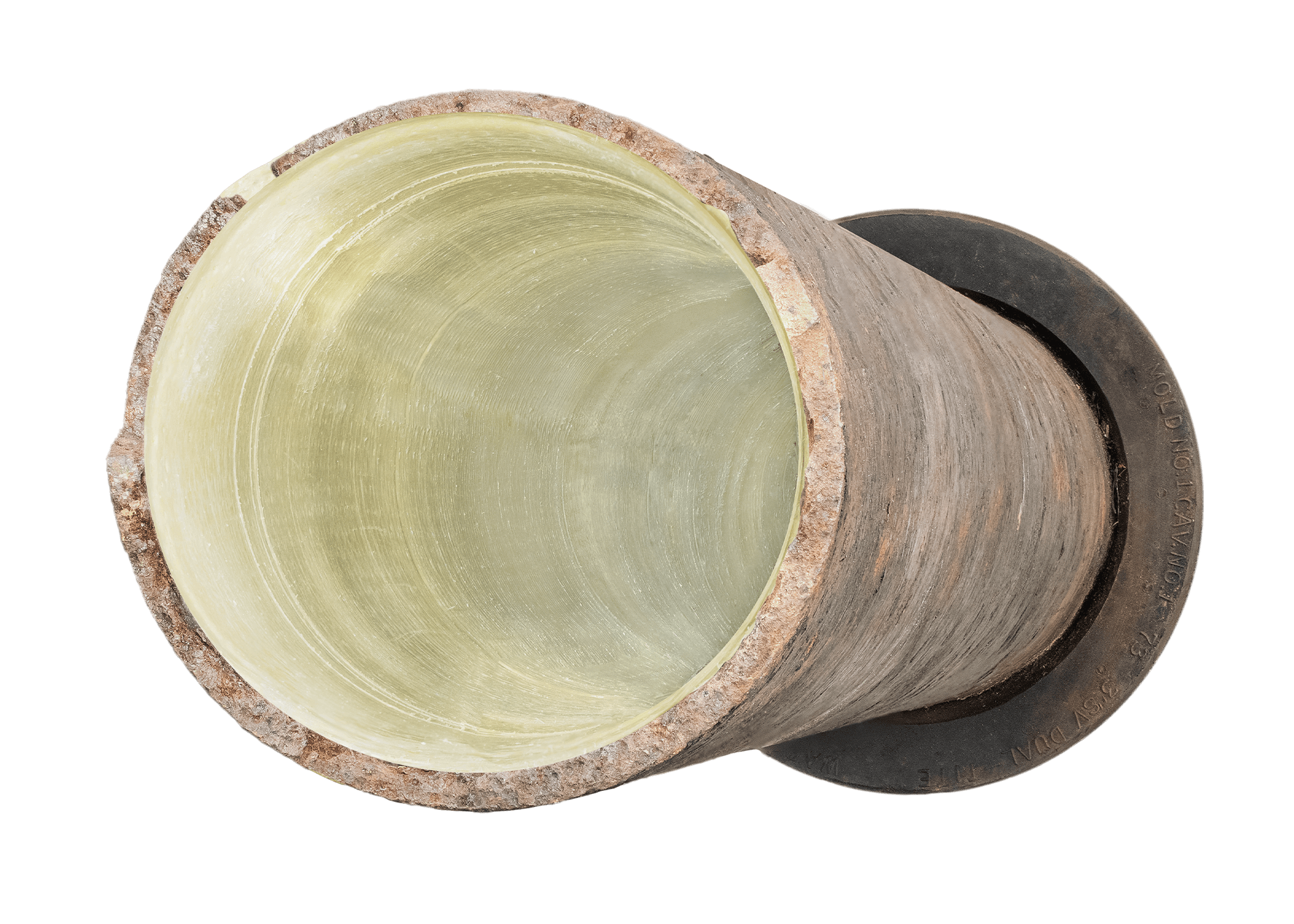 Repaired pipe after Versa Patch installation