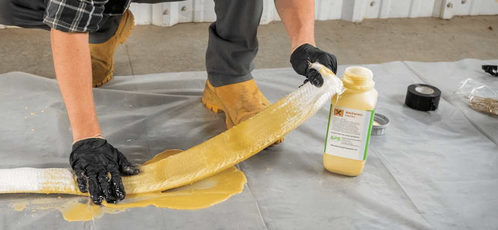 Versa Patch system used for versatile pipe repair applications